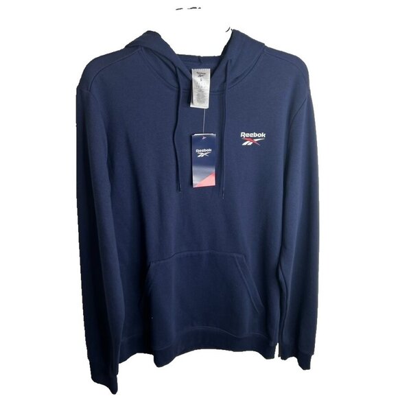 Reebok Other - Reebok Men's Identity Fleece Pullover Hoodie - Navy Size S
